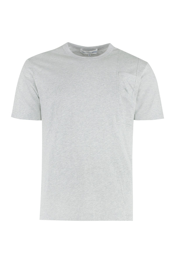 Cotton crew-neck T-shirt-0